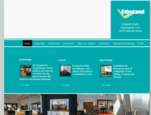 Tablet Screenshot of erbsland.de